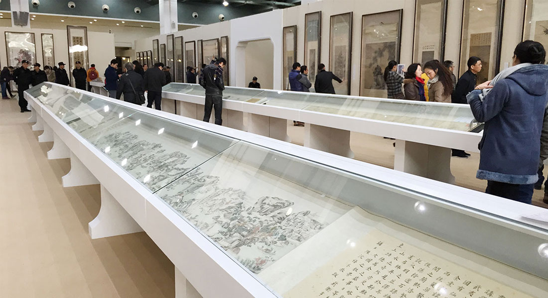 木(mù)質烤漆手卷櫃丨手卷台丨冊頁櫃